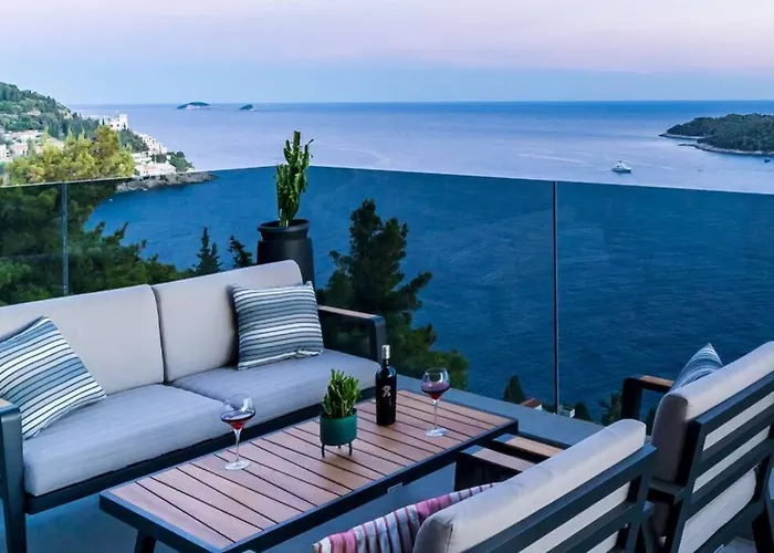 アパート Dubrovnik Vista Residence By Duhomes